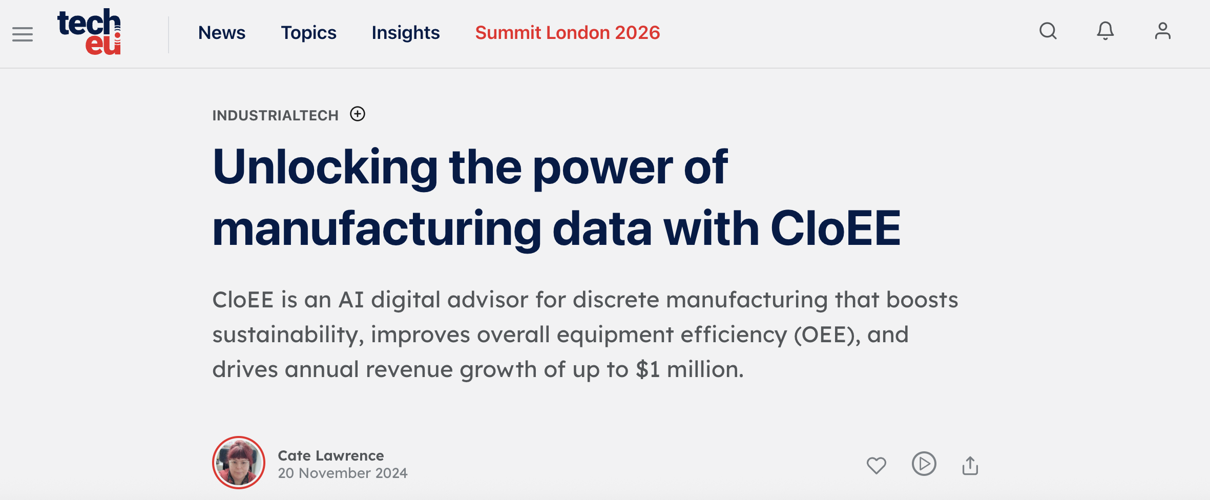 CloEE - Industrial AI Platform